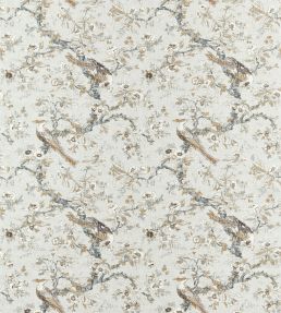 Chintz Fabric by Zoffany Quartz Grey