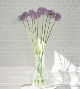 Chloe Wallpaper by Anna French Blush
