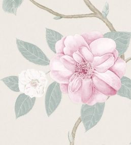 Christabel Wallpaper by Sanderson Rose/Pewter