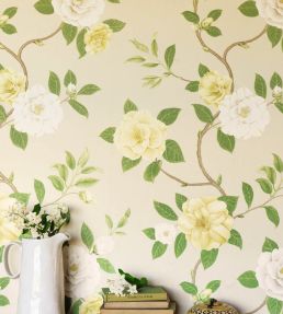 Christabel Wallpaper by Sanderson Rose/Pewter