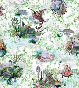 Reveries Wallpaper by Christian Lacroix Vert Buis
