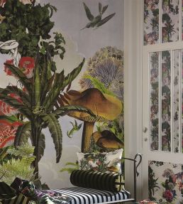 Jardin Des Reves Panoramic Mural by Christian Lacroix Prisme
