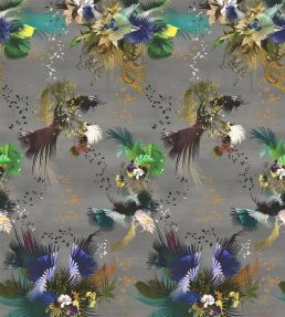 Oiseau Fleur Mural by Christian Lacroix Graphite