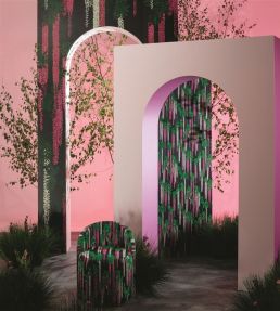 Wisteria Alba Mural by Christian Lacroix Ruisseau