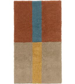 Lorena Canals Chroma rug Cinnamon WO-LINES-CIN-XS Cinnamon