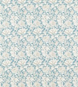 Chrysanthemum Toile Fabric by Morris & Co Slate