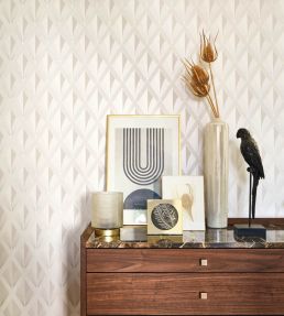 Chrysler Wallpaper by Casadeco Blanc Neige
