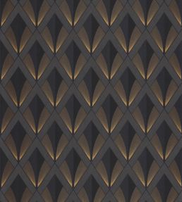 Chrysler Wallpaper by Casadeco Noir Reglisse