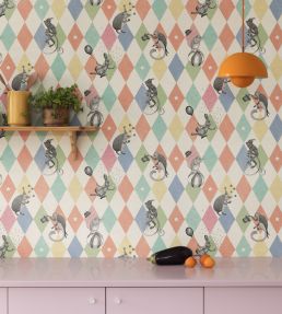 Circus Corner Wallpaper by Rebel Walls Rainbow