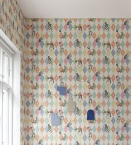 Circus Corner Wallpaper by Rebel Walls Rainbow