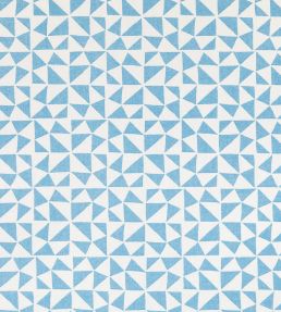 Circus Fabric by Fermoie Sky Blue