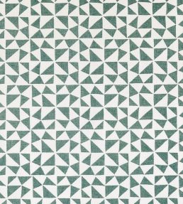 Circus Fabric by Fermoie Dark Green