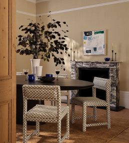 Ciro Fabric by Jane Churchill Blue