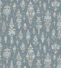 Citadel Wallpaper by Lewis & Wood Blue Almond