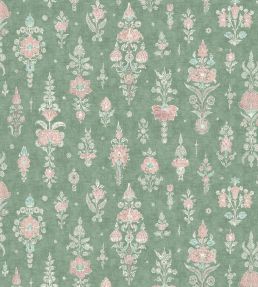 Citadel Fabric by Lewis & Wood Green Glaze