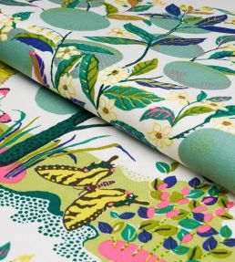 Citrus Garden Fabric by Schumacher Lime