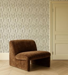 Cityscape Wallpaper by Clarke & Clarke Linen/Mocha