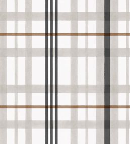 Clans Check Wallpaper by Coordonne Black