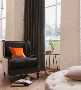 Alvar Fabric by Clarke & Clarke Aqua