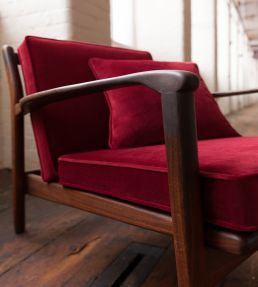 Alvar Fabric by Clarke & Clarke Rose
