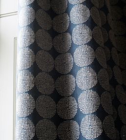 Kiko Fabric by Clarke & Clarke Indigo