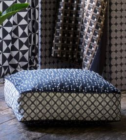 Makenzi Fabric by Clarke & Clarke Charcoal