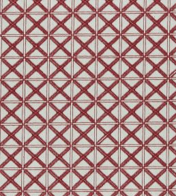 Makenzi Fabric by Clarke & Clarke Red