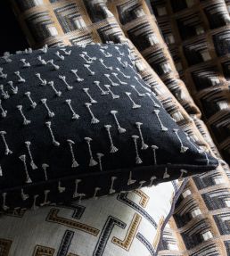 Nala Fabric by Clarke & Clarke Charcoal