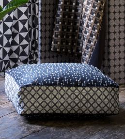 Nala Fabric by Clarke & Clarke Charcoal