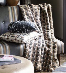 Oni Fabric by Clarke & Clarke Cinnabar