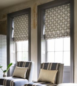 Sekai Fabric by Clarke & Clarke Orchid/Willow