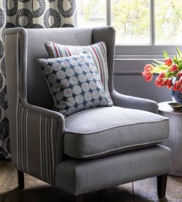 Zalika Fabric by Clarke & Clarke Charcoal