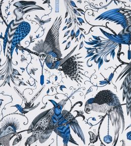 Emma J Shipley Audubon Fabric by Clarke & Clarke Blue