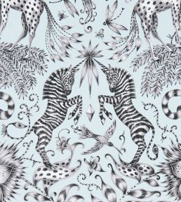 Emma J Shipley Kruger Fabric by Clarke & Clarke Eggshell