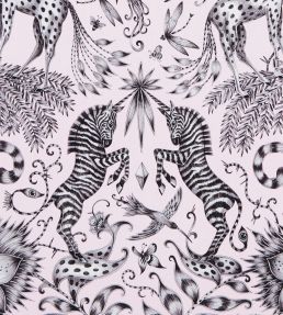 Emma J Shipley Kruger Fabric by Clarke & Clarke Pink