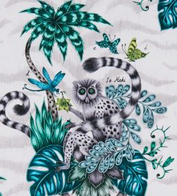 Emma J Shipley Lemur Fabric by Clarke & Clarke Jungle