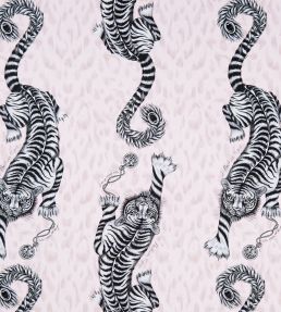 Emma J Shipley Tigris Fabric by Clarke & Clarke Pink