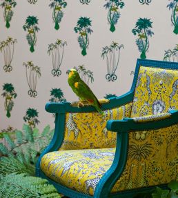 Emma J Shipley Jungle Palms Wallpaper by Clarke & Clarke Jungle
