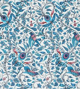 Emma J Shipley Rousseau Wallpaper by Clarke & Clarke Blue