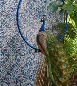 Emma J Shipley Rousseau Wallpaper by Clarke & Clarke Blue