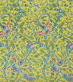 Emma J Shipley Rousseau Wallpaper by Clarke & Clarke Lime