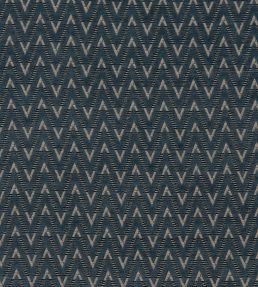 Zion Fabric by Clarke & Clarke Denim