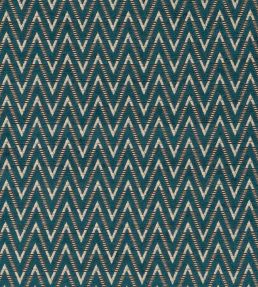 Zion Fabric by Clarke & Clarke Teal