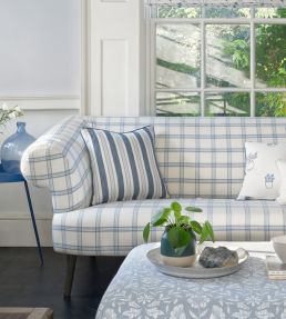 Alderton Fabric by Clarke & Clarke Denim