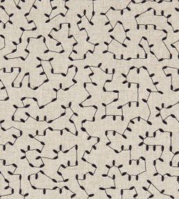 Bibury Fabric by Clarke & Clarke Midnight