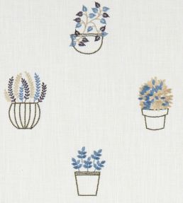 Hidcote Fabric by Clarke & Clarke Denim