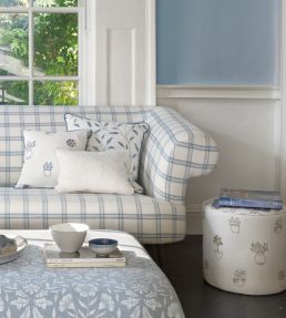 Hidcote Fabric by Clarke & Clarke Denim