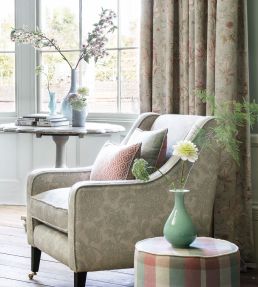 Cranbrook Fabric by Clarke & Clarke Mineral