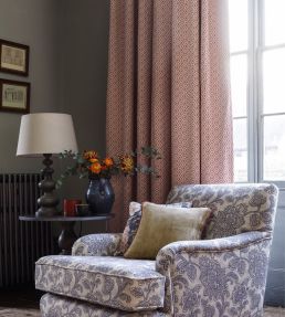 Keaton Fabric by Clarke & Clarke Blush