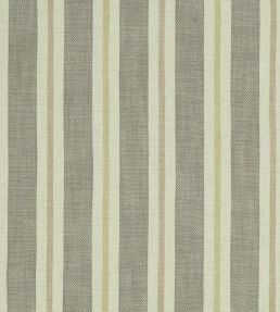 Sackville Stripe Fabric by Clarke & Clarke Citron/Natural
